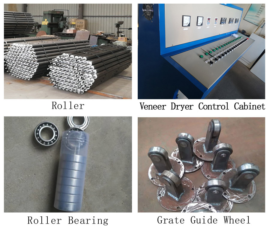 Spare parts for veneer dryer