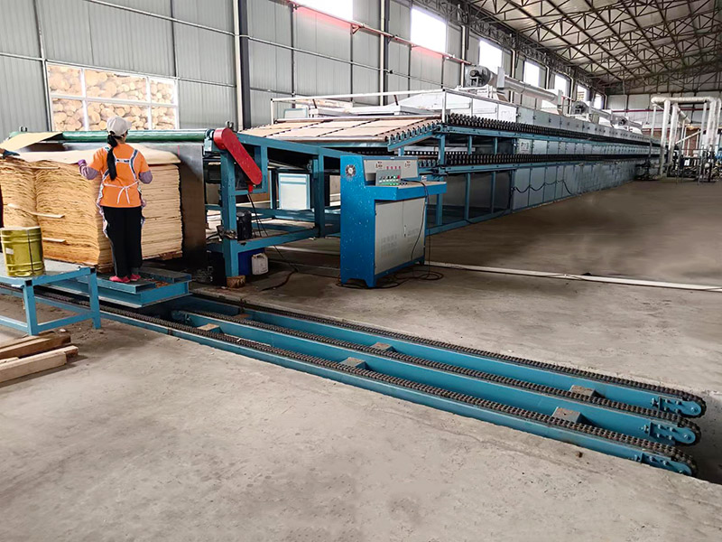 Transportband Fineer Droger Machine