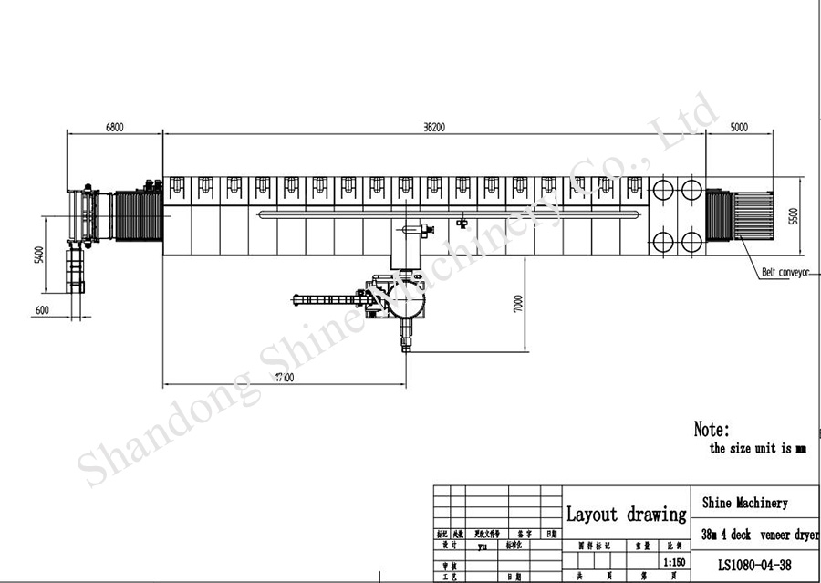 veneer dryer drawing