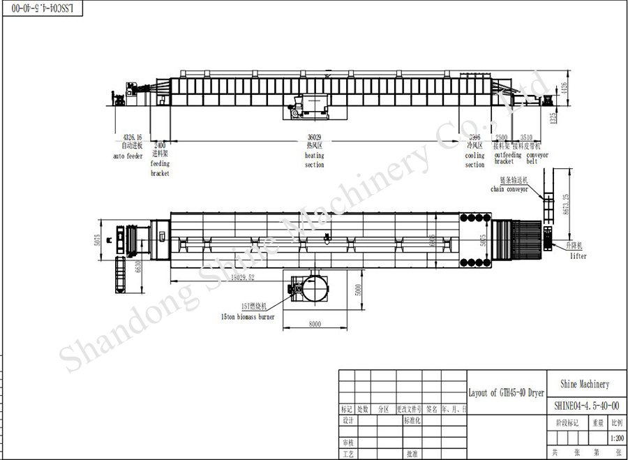 veneer dryer drawing