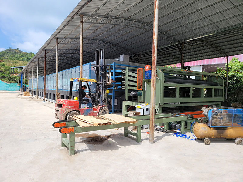 Automatic plywood dryer machine